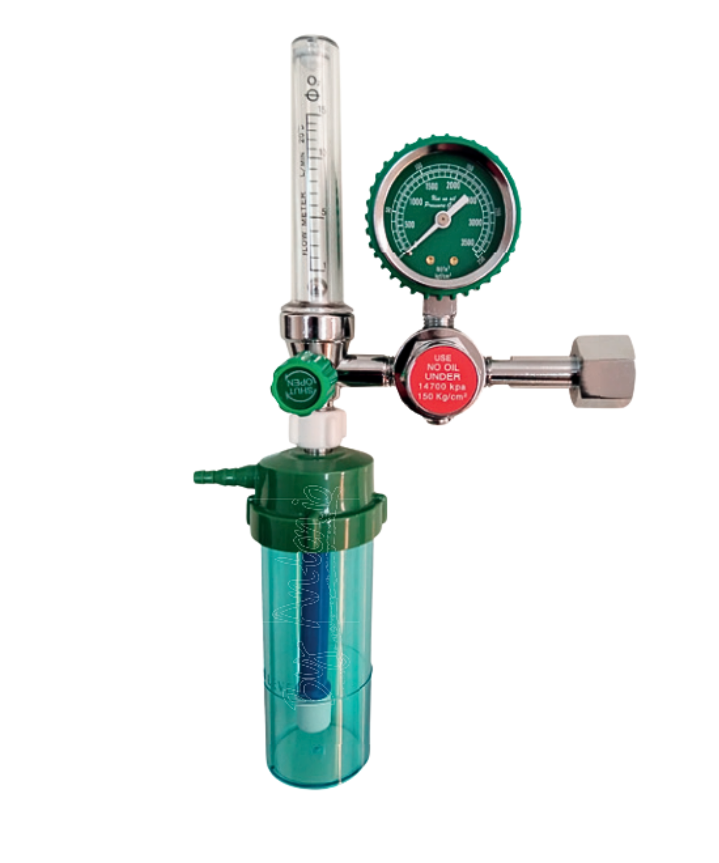 Regulador cq c/flujometro y humificador (tuerca)  rl230    