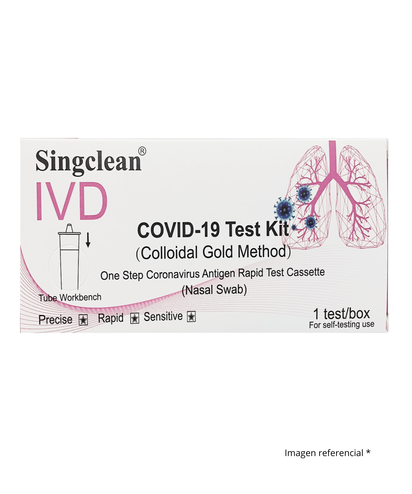 TEST NASAL INDIVIDUAL COVID -19 ANTIGENO  SINGCLEAN 