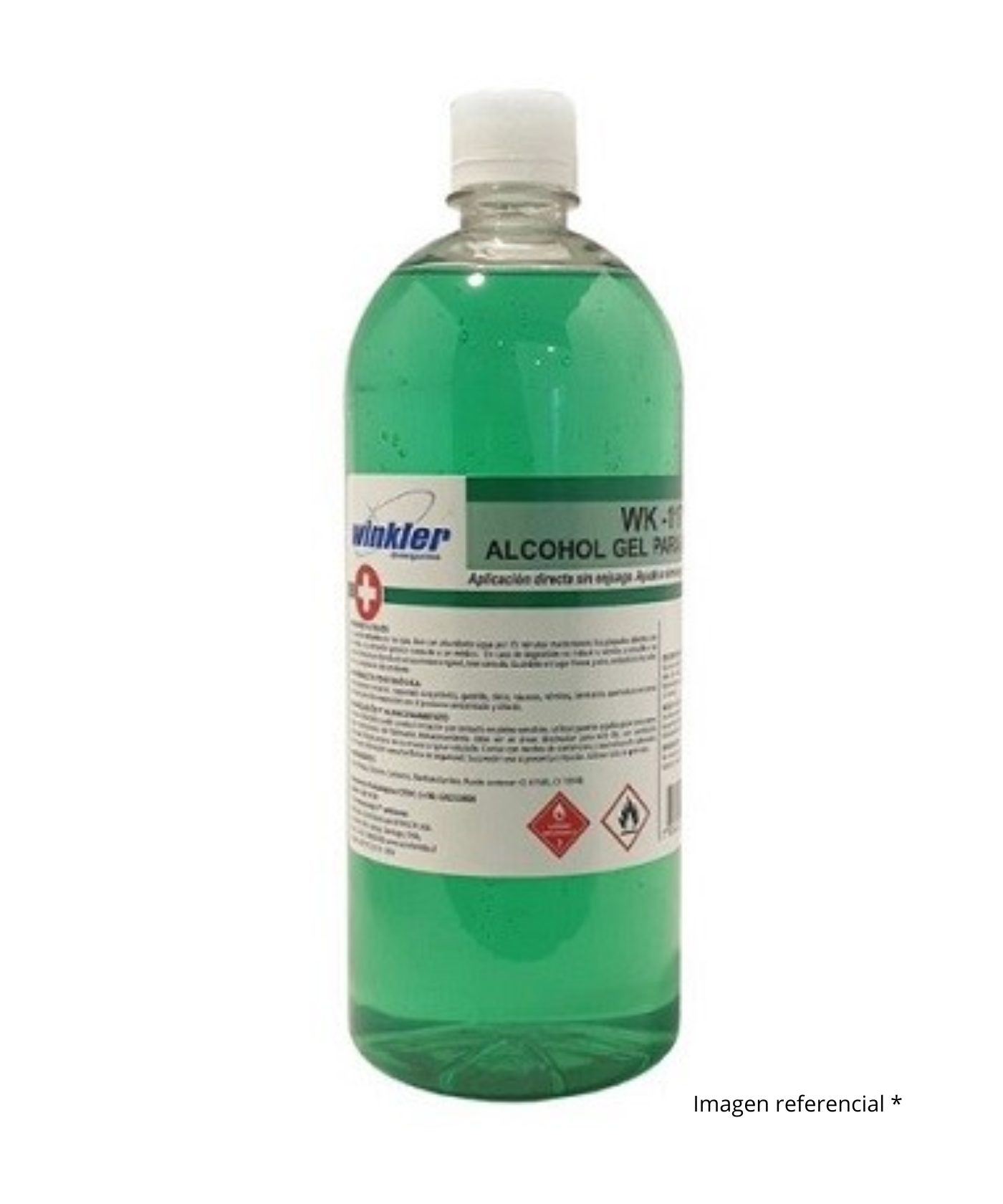 ALCOHOL GEL 70° LT. WINKLER WK-117  REG ISP 2311C-1/20