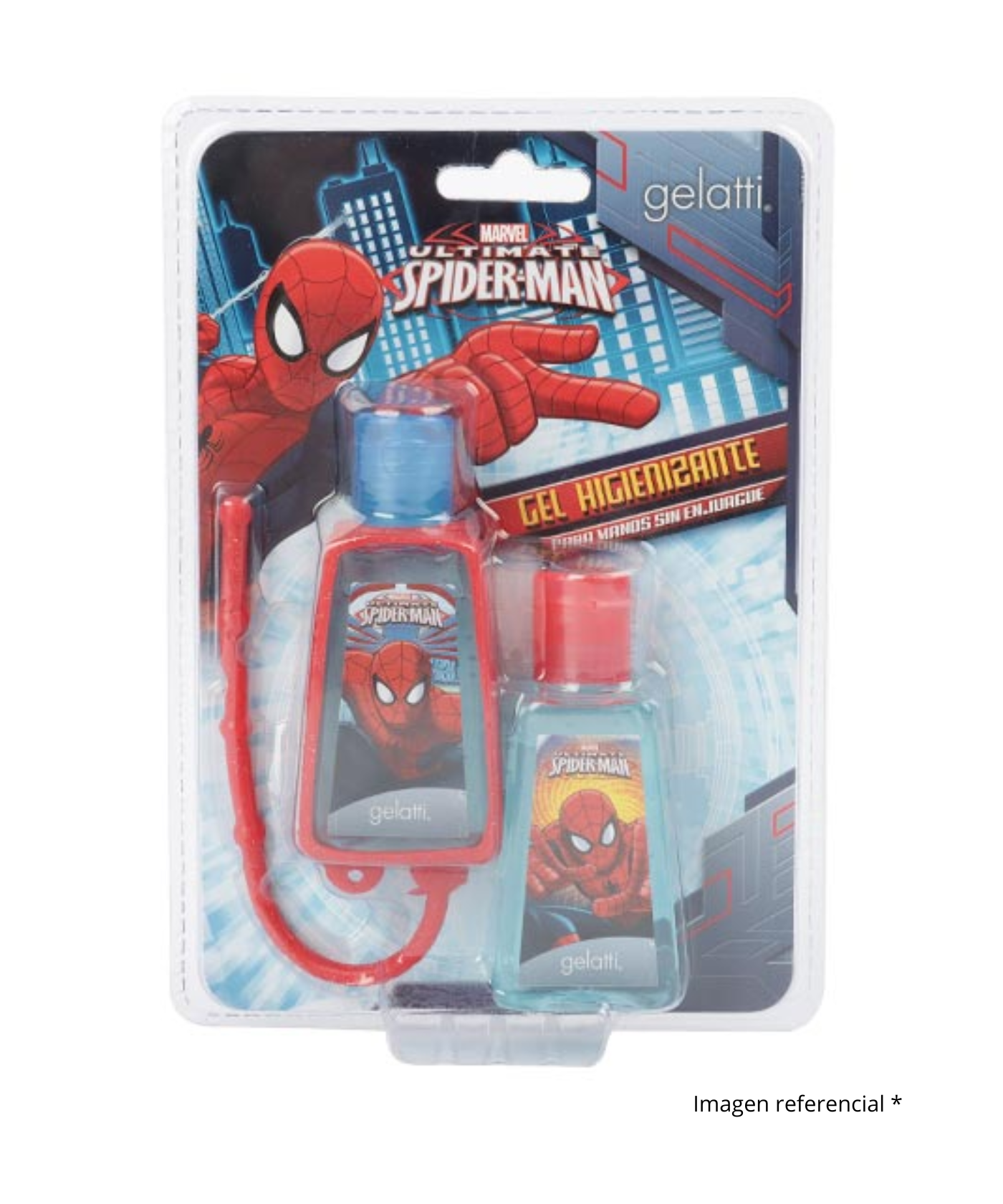 ALCOHOL GEL SPIDERMAN 2 TUBOS 29 ML GELATTI