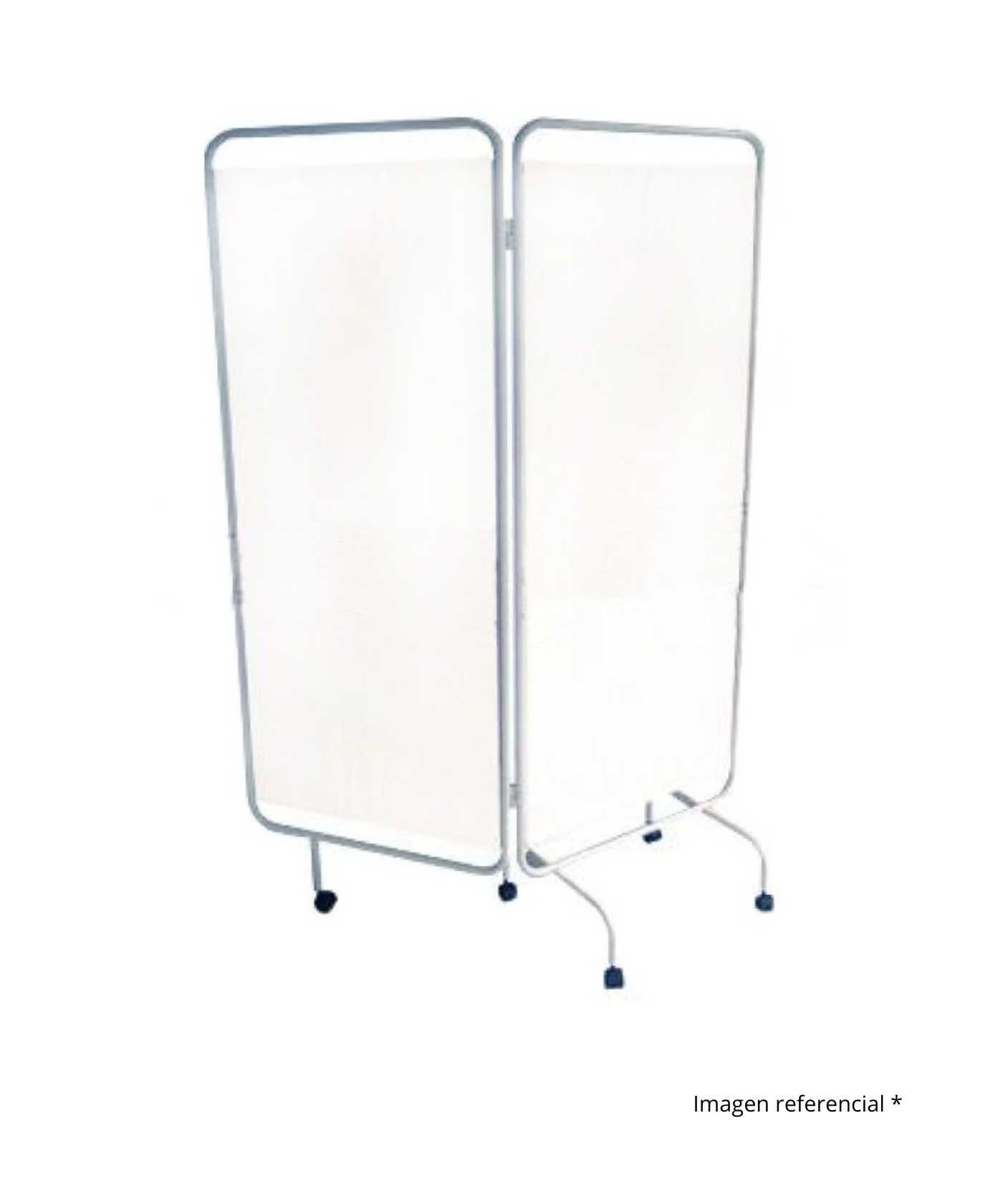Biombo 2 cuerpos esmaltado 120 x 165 lavable