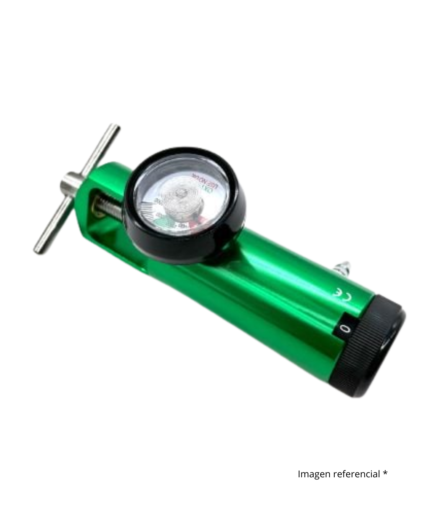 Regulador con flujometro pin index