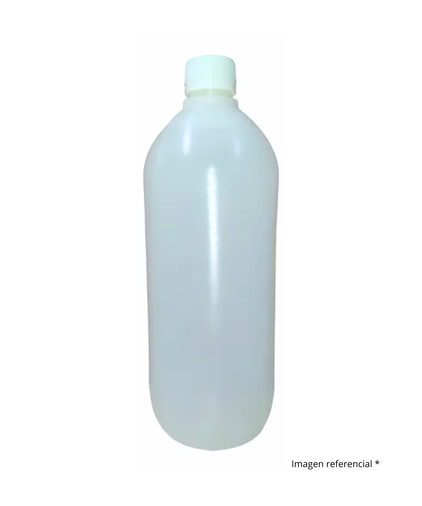 BOTELLA PLAST 1LT.  TAPON 1 ORIF. Y TAPA REDONDA HADDAD  13118000NA
